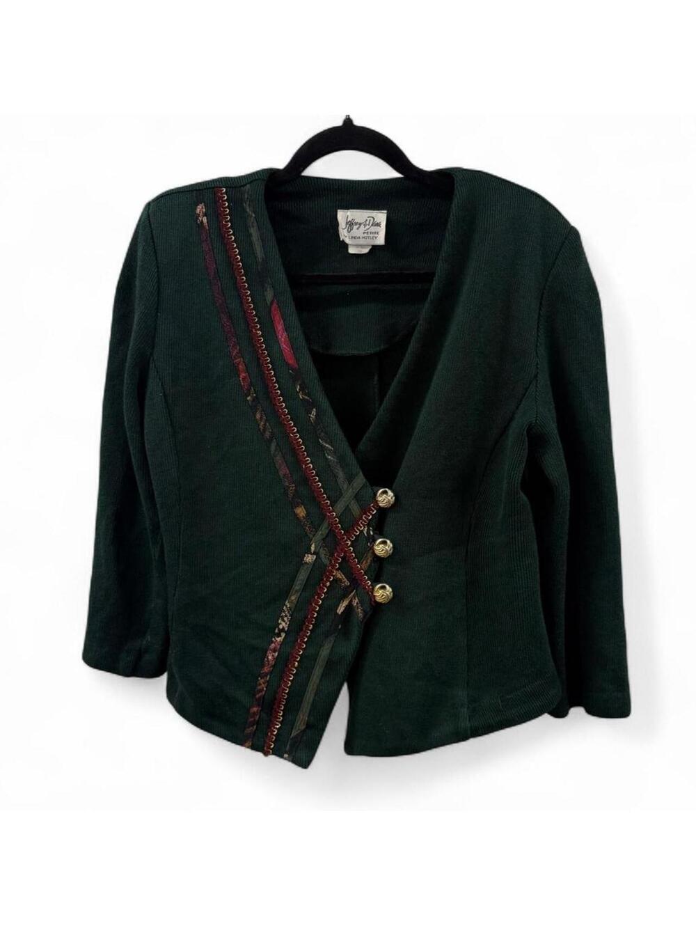 Women's Green Cardigan